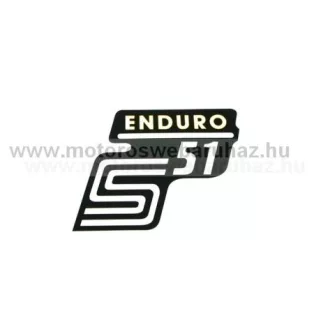 SIMSON (350016) dekni matrica enduro fehér