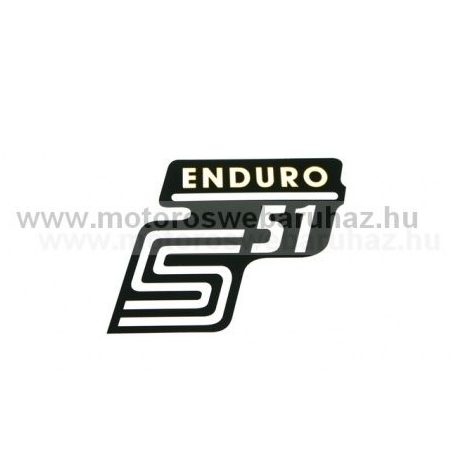 SIMSON (350016) dekni matrica enduro fehér