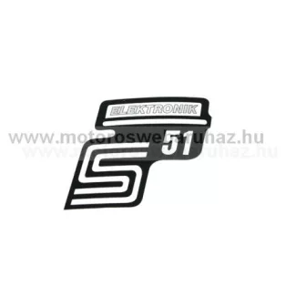   SIMSON (350017) matrica dekni elektronic (ezüst) 51/ 11 19300 500