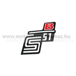 SIMSON (350022) matrica dekni B (piros) 51