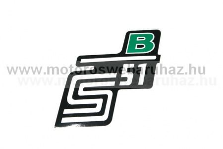 SIMSON (350023) matrica dekni B (zöld) 51