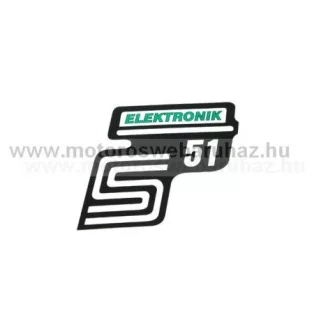SIMSON (350024) matrica dekni elektronic (zöld) 51