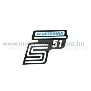 SIMSON (350032) matrica dekni elektronik (kék) 51
