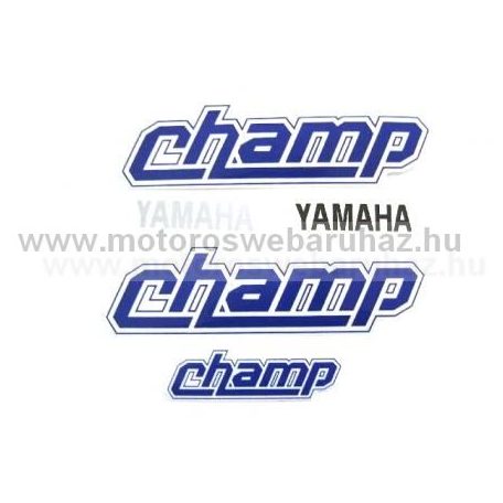 YAMAHA matrica szett (nagy) CHAMP