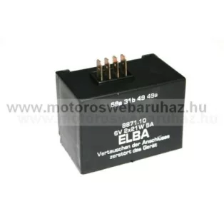   SIMSON (491030) index relé + feszültség szabályzó 6V 2x21W (502720) Német Minőség