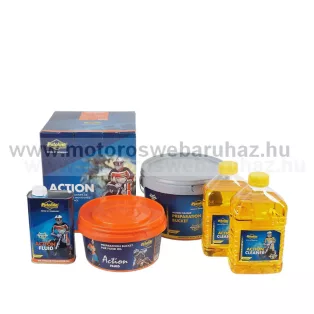   PUTOLINE ACTION KIT. Tisztító és olajozó készlet levegőszűrőhöz
