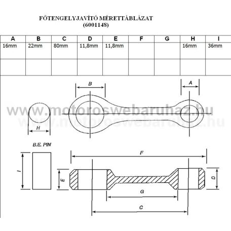 Hajtókar szett TOPRACING (6001148)