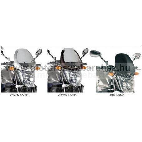 GIVI A282A Spec. rögzítő kit 245A, 245N, 246G730 és 246N902, rozsdamentes acél 