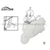   GIVI AF260B Spec. szélvédő magasító, áttetsző, 65 cm magas lesz a plexi 44 cm széles