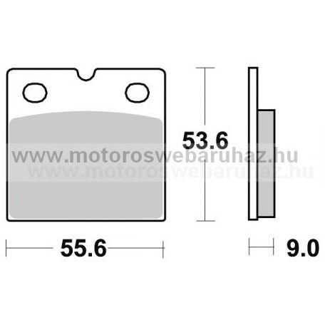 Fékbetét AP RACING (LMP106SR) Szinteres a hátsó kerékhez (rear)-utcai