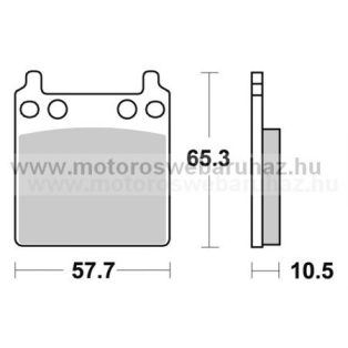 Fékbetét AP RACING (LMP109ST)