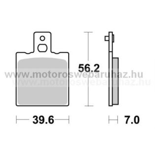 Fékbetét AP RACING (LMP119OR) Szinteres Cross, enduro