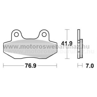 Fékbetét AP RACING (LMP151ST)