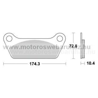 Fékbetét AP RACING (LMP153ST)