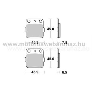   Fékbetét AP RACING (LMP162ORR) Szinteres Cross, enduro (verseny)