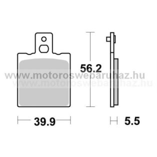Fékbetét AP RACING (LMP183ST)