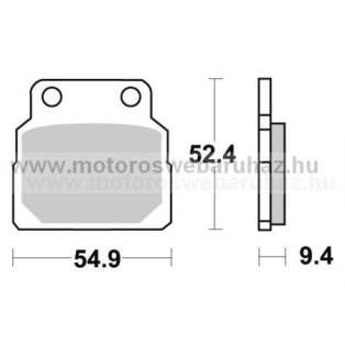 Fékbetét AP RACING (LMP198ST)