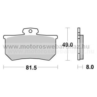   Fékbetét AP RACING (LMP199SRR) Szinteres utcai verseny az első kerékhez
