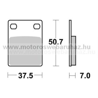 Fékbetét AP RACING (LMP206ST)