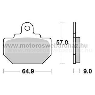 Fékbetét AP RACING (LMP210ST)
