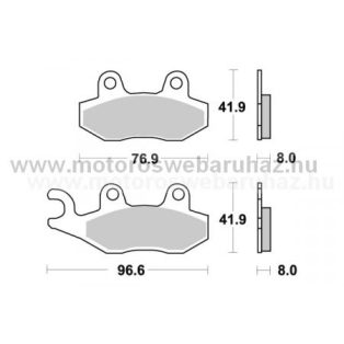   Fékbetét AP RACING (LMP211SR) Szinteres a hátsó kerékhez (rear)-utcai