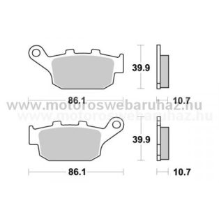   Fékbetét AP RACING (LMP214SR) Szinteres a hátsó kerékhez (rear)-utcai