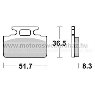 Fékbetét AP RACING (LMP218ST)