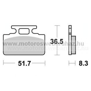   Fékbetét AP RACING (LMP218RR) Kerámia fékbetét-utcai verseny 