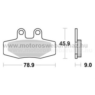 Fékbetét AP RACING (LMP221ST)