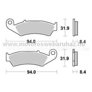 Fékbetét AP RACING (LMP223ST)