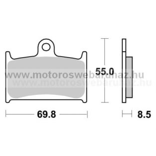 Fékbetét AP RACING (LMP224ST)