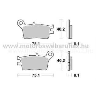 Fékbetét AP RACING (LMP229OR) Szinteres Cross, enduro
