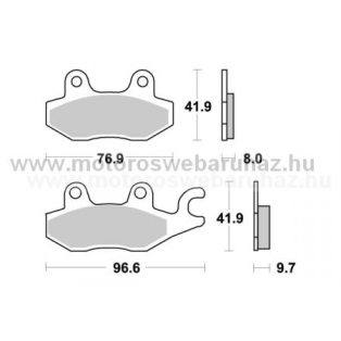   Fékbetét AP RACING (LMP233SR) Szinteres a hátsó kerékhez (rear)-utcai