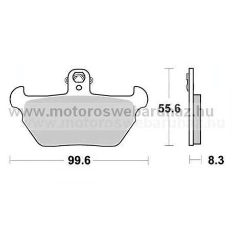 Fékbetét AP RACING (LMP244SF) Szinteres fékbetét az első kerékhez (front)-utcai