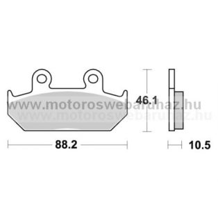 Fékbetét AP RACING (LMP247ST)