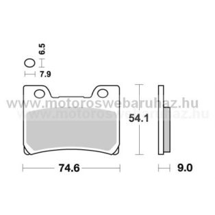 Fékbetét AP RACING (LMP265ST)