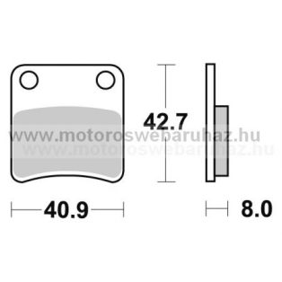 Fékbetét AP RACING (LMP270ST)
