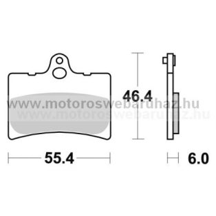 Fékbetét AP RACING (LMP272ST)