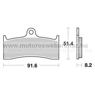   Fékbetét AP RACING (LMP276SRR) Szinteres utcai verseny az első kerékhez