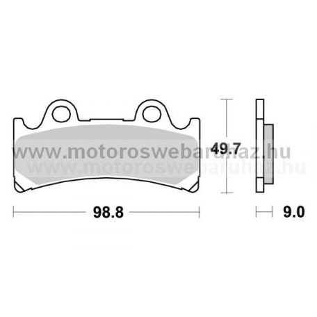 Fékbetét AP RACING (LMP283ST)