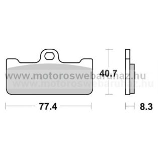   Fékbetét AP RACING (LMP295CRR) Karbon kompozit utcai verseny