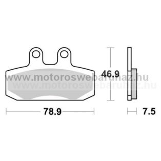 Fékbetét AP RACING (LMP296ST)