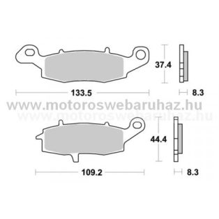   Fékbetét AP RACING (LMP304SF) Szinteres az első kerékhez (front)-utcai