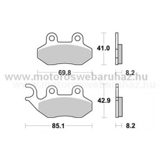 Fékbetét AP RACING (LMP308ST)