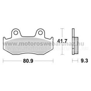 Fékbetét AP RACING (LMP309ST)