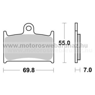 Fékbetét AP RACING (LMP314ST)