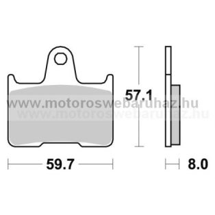   Fékbetét AP RACING (LMP315SR) Szinteres a hátsó kerékhez (rear)-utcai