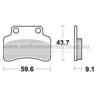 Fékbetét AP RACING (LMP323ST)