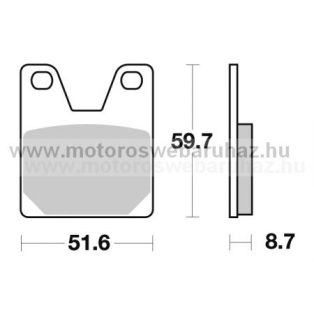Fékbetét AP RACING (LMP333ST)