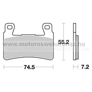 Fékbetét AP RACING (LMP334ST)